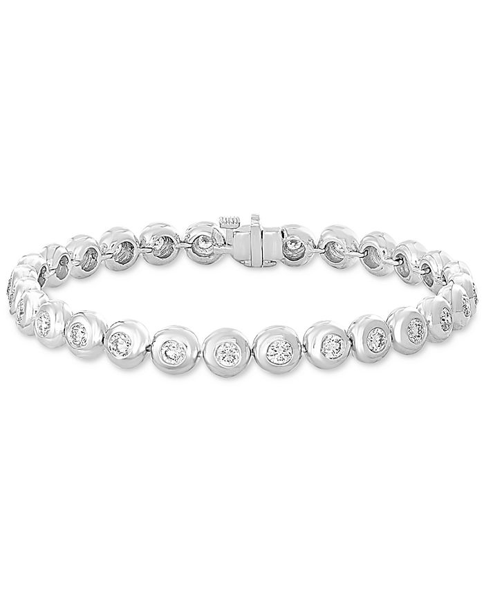 EFFY Collection EFFY® Diamond Bezel Link Bracelet (3-1/4 ct. t.w.) in ...