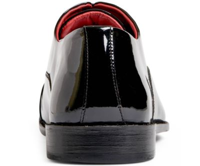Men's Tuxedo Cap-Toe Oxford Patent Leather Dress Shoe