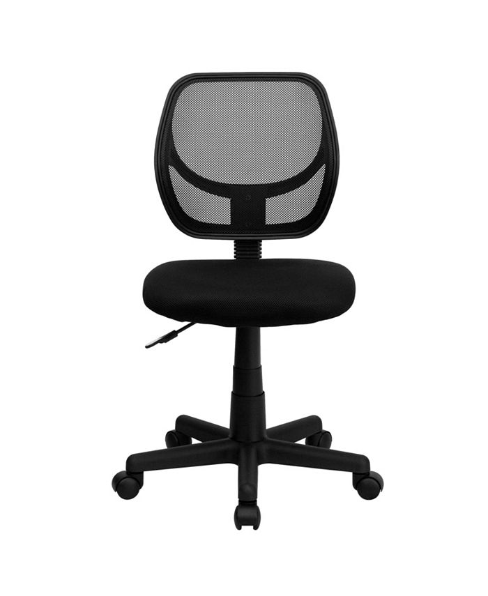Flash Furniture MidBack Black Mesh Swivel Task Chair Macy's
