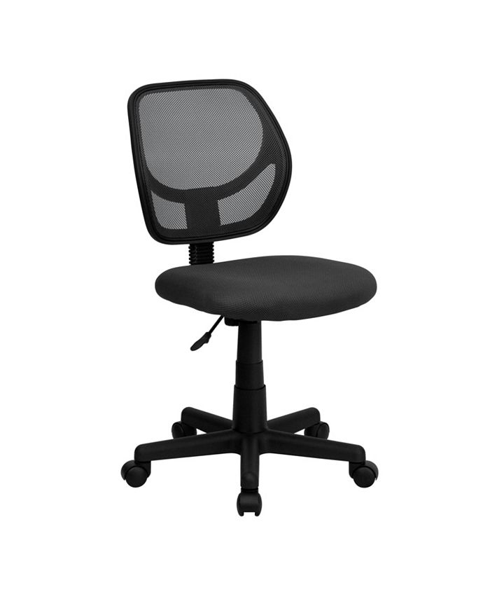 Flash Furniture MidBack Gray Mesh Swivel Task Chair Macy's