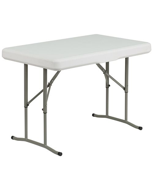 Flash Furniture Plastic Folding Table And Bench Set Reviews