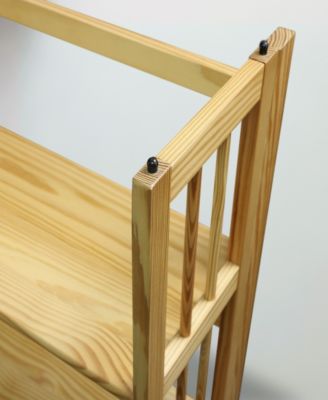 3 - Shelf Folding Bookcase 14" Wide