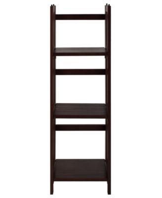 3 - Shelf Folding Bookcase 14" Wide