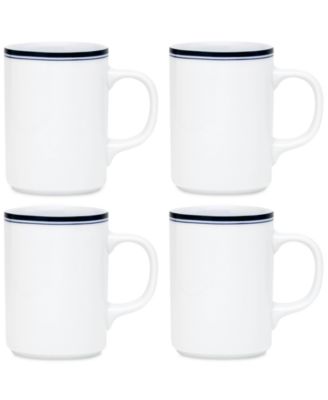 Dansk - Allegro Blue Mugs, Set of 4