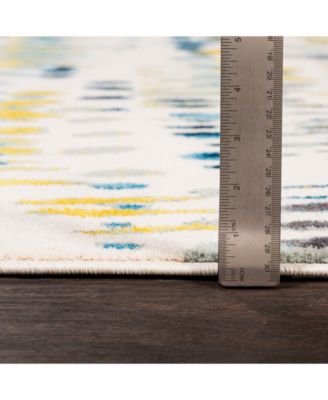 Anika ANI-1005 Teal 7'10" x 10'3" Area Rug