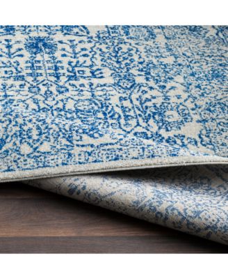 Harput HAP-1030 Dark Blue 2'7" x 7'3" Area Rug