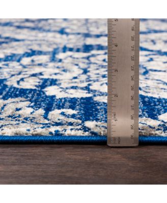 Harput HAP-1032 Dark Blue 7'10" x 10'3" Area Rug