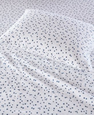 Novelty Printed Flannel 3-Pc. Sheet Set, Twin