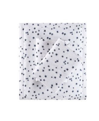 Novelty Printed Flannel 4-Pc. Sheet Set, Full