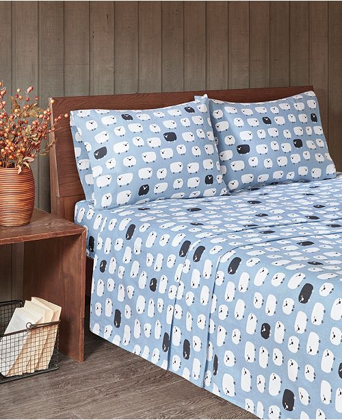 Woolrich Flannel Queen Cotton Sheet Set & Reviews - Sheets & Pillowcases - Bed & Bath - Macy&#39;s