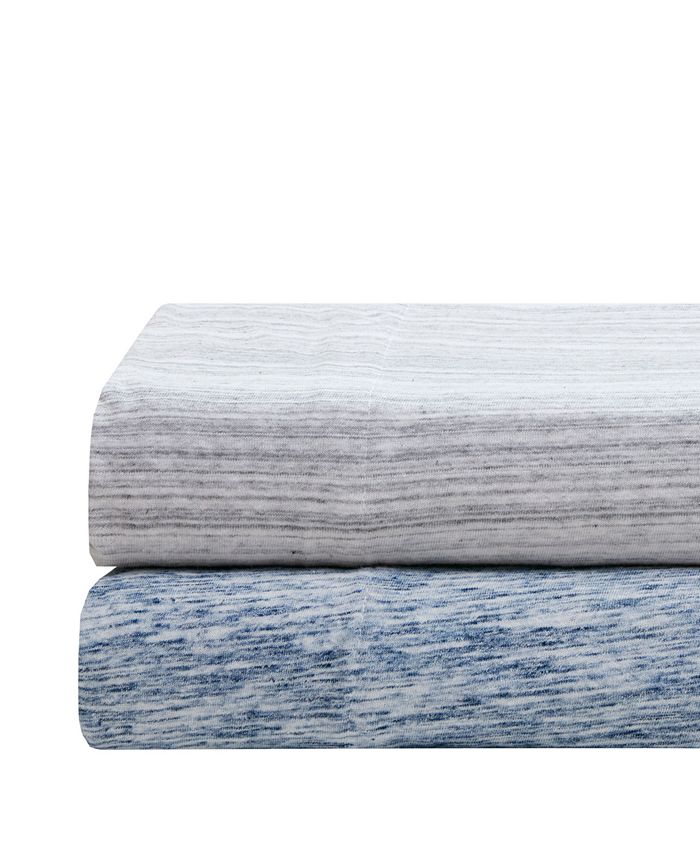 Urban Habitat Space Dyed Cotton Jersey Knit Sheet Set, Queen Macy's