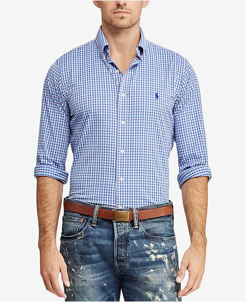 Polo Ralph Lauren Men S Classic Fit Performance Twill Shirt
