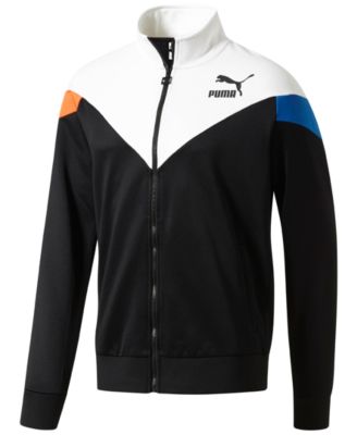 puma men's colorblocked track jacket