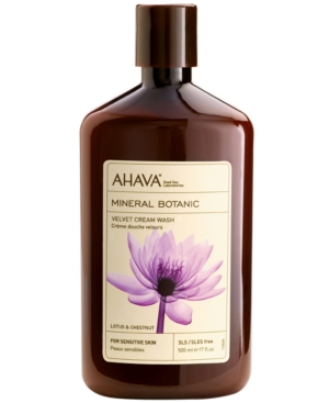 UPC 697045003457 product image for Ahava Mineral Botanic Lotus & Chestnut Velvet Cream Wash, 17 oz | upcitemdb.com