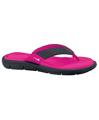 nike women's comfort thong sandals from finish line