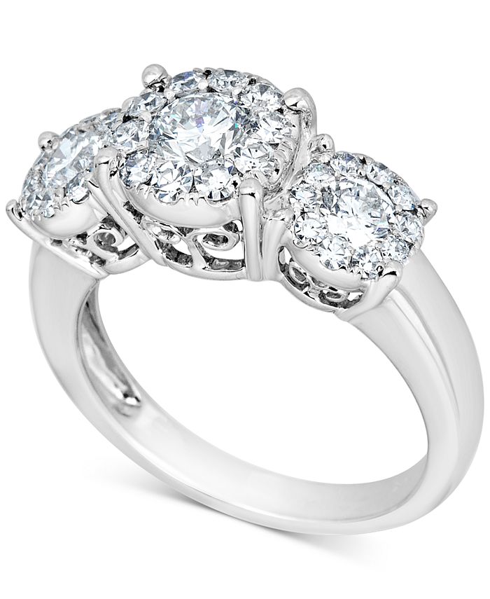 Macy's trio wedding rings sales
