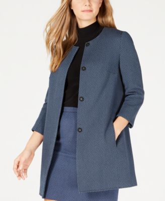 anne klein tweed topper jacket