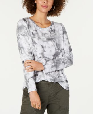 Style & Co - Marble-Print T-Shirt
