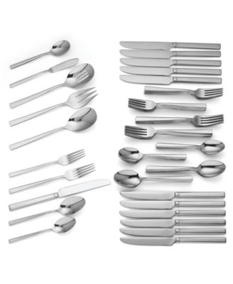 thumbnail interactive-video image 1 of Reed & Barton Celebration Stainless Flatware – Your Choice Of Pieces – Modern Geometric 1 of 5