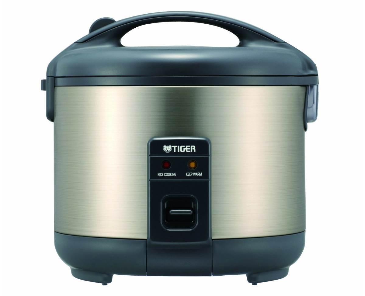Tiger 8 Cup Rice Cooker & Warmer In Stainless,black