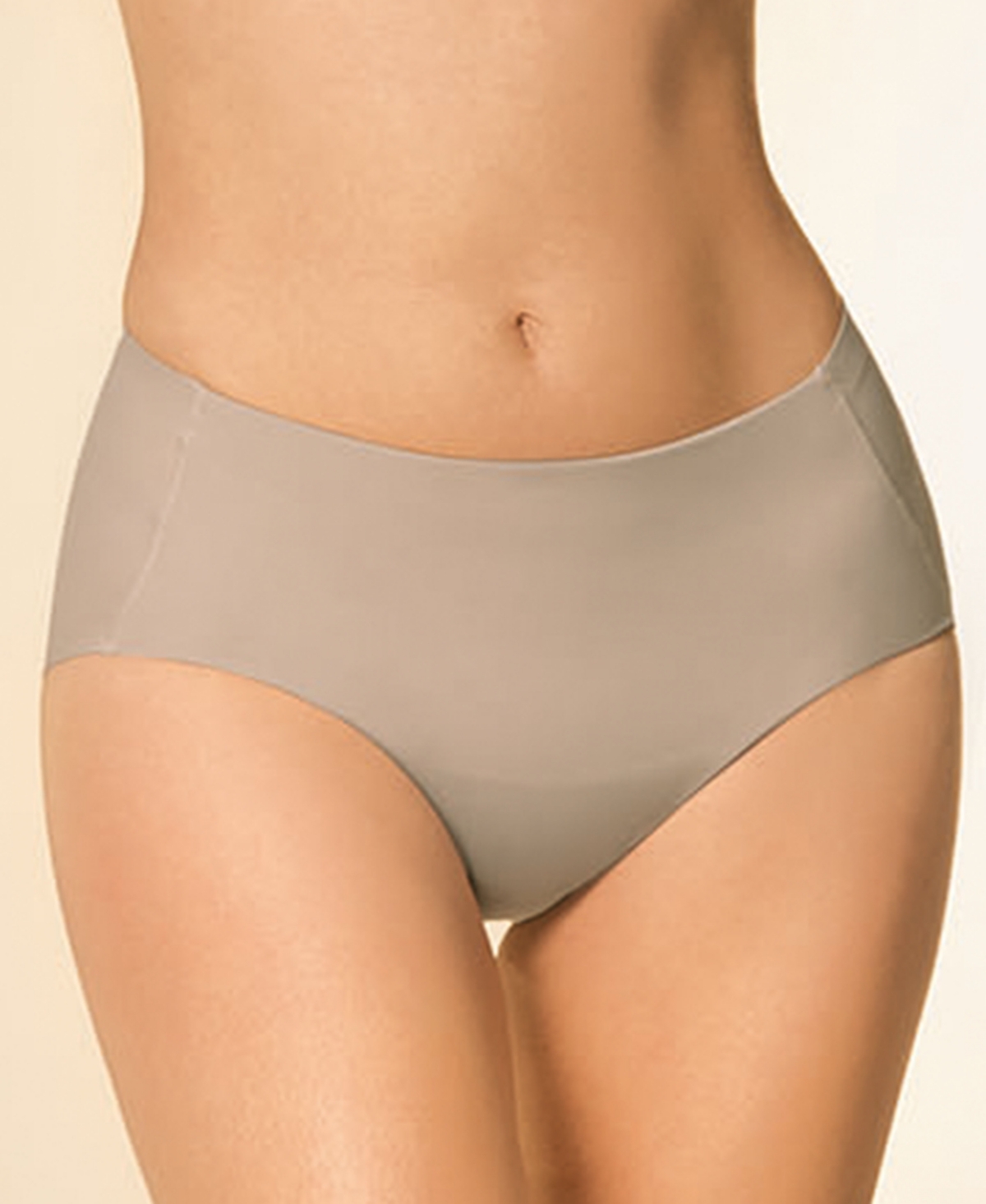 Simply Seamless Mid-Rise Sculpting Brief - Light Beige