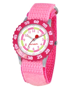 Red Balloon Girls' Stainless Steel Time Teacher Watch