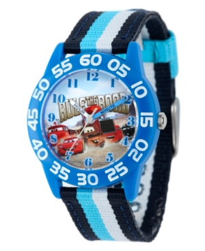 Disney Cars Boys' Blue Plastic Time Teacher Watch