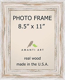 Alexandria Whitewash 8.5" X 11" Opening Wall Picture Photo Frame