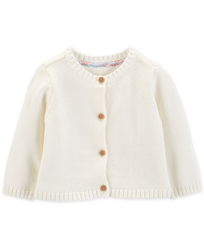 Carter's Baby Girls Cotton Cardigan Macy's