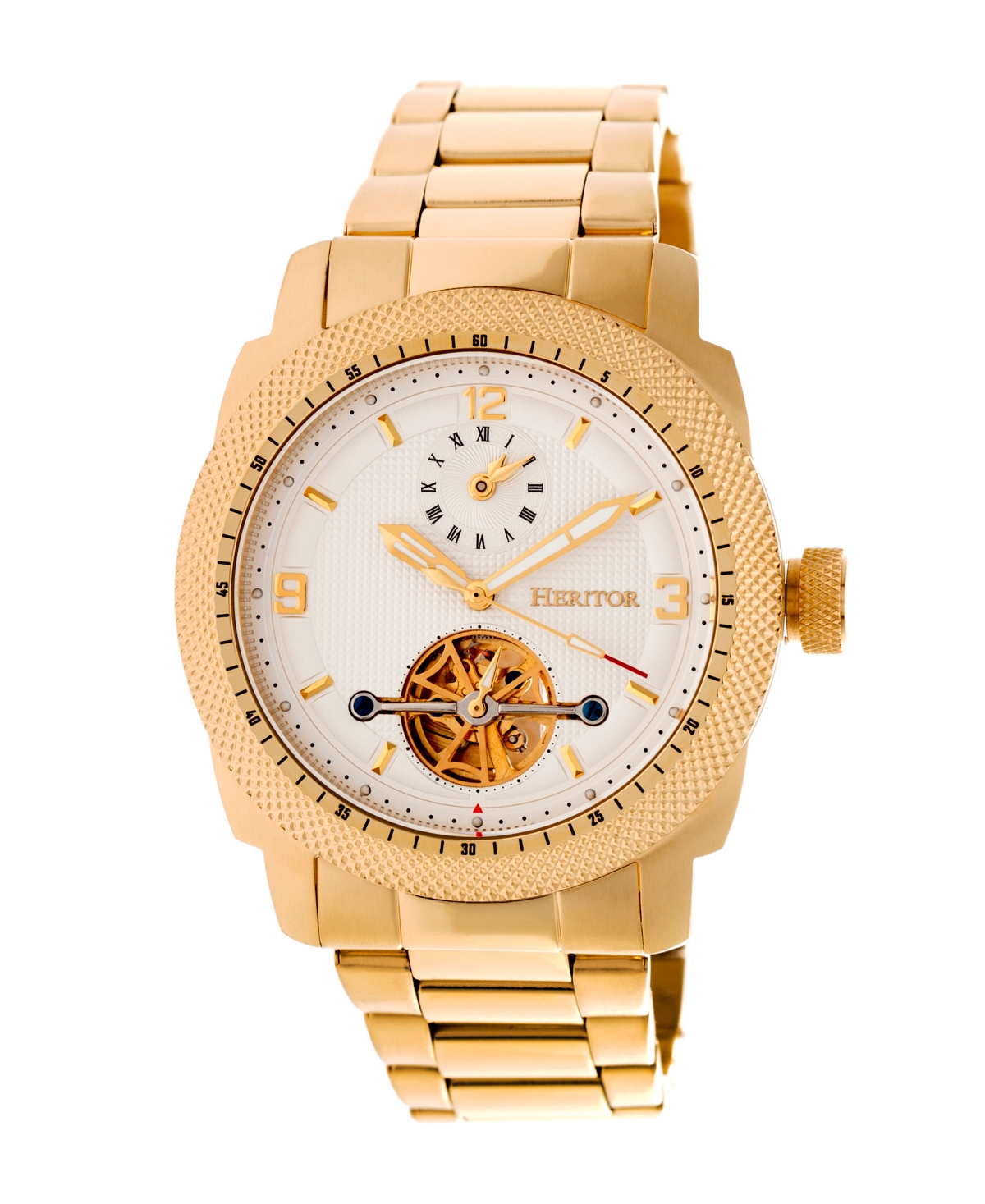Automatic Helmsley Gold & White Stainless Steel Watches 45mm - Gold