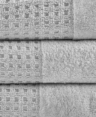 Spa Waffle Jacquard Luxury Combed Cotton 6-Pc. Bath Towel Set