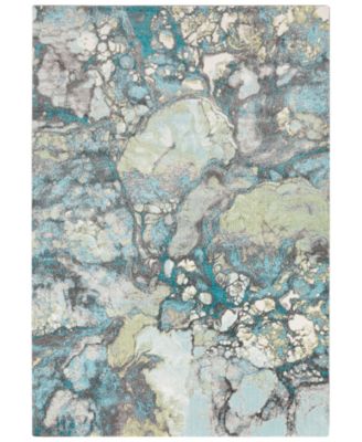 Surya - Aberdine ABE-8014 Aqua 5'2" x 7'6" Area Rug