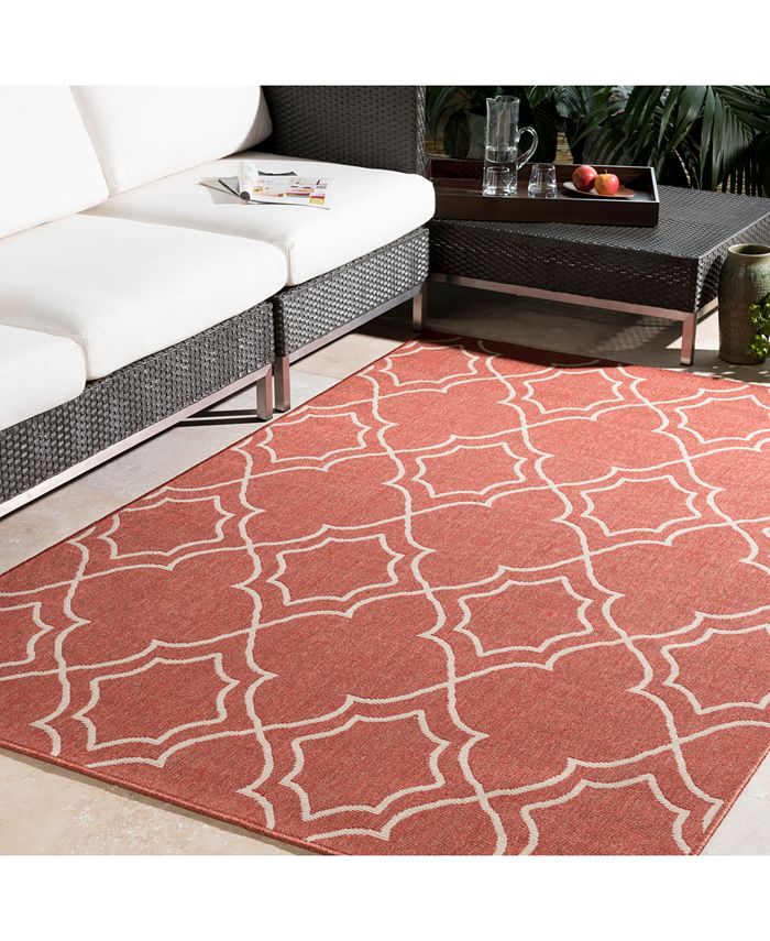Surya - Alfresco ALF-9591 Rust 5'3" Round Area Rug