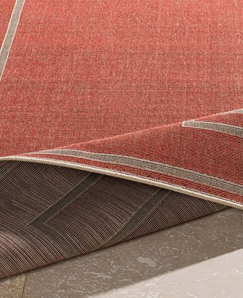 Surya - Alfresco ALF-9631 Rust 7'3" Round Area Rug