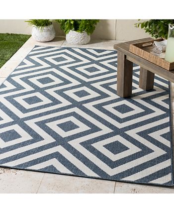 Surya - Alfresco ALF-9657 Charcoal 7'6" x 10'9" Area Rug