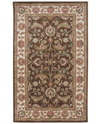 Livabliss - Caesar CAE-1003 Dark Brown 7'6" x 9'6" Area Rug
