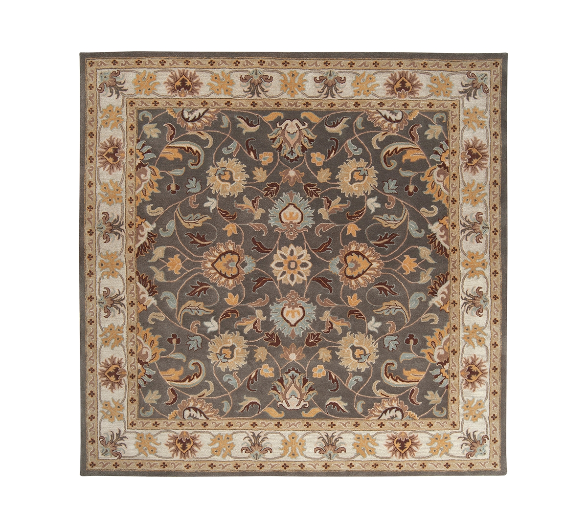 Surya Caesar Cae-1005 Charcoal 4' Square Area Rug - Charcoal