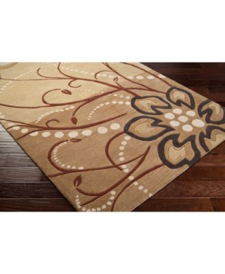 Athena ATH-5006 Camel 4' Round Area Rug