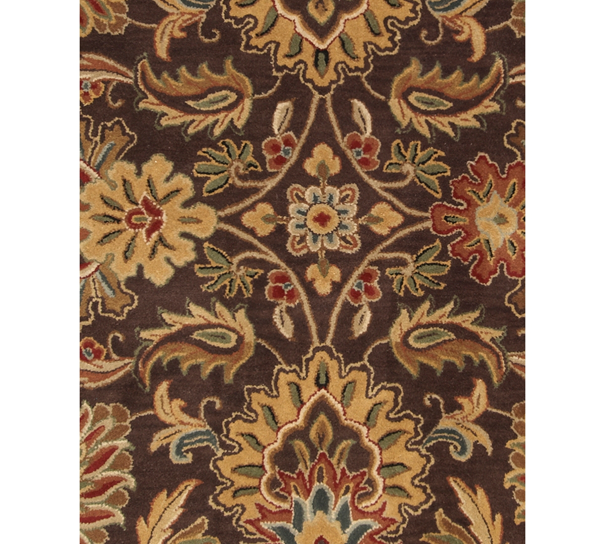 Livabliss Caesar Cae-1028Area Rug - Dark Brown