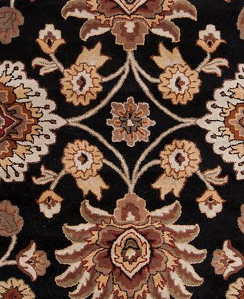Surya - Caesar CAE-1053 Black 8' Square Area Rug