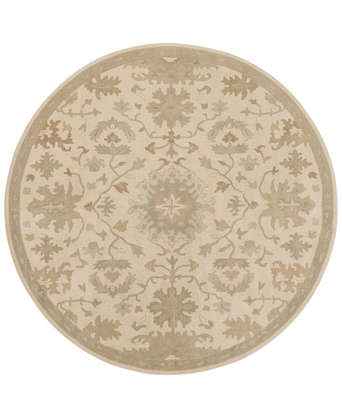 Surya - Caesar CAE-1161 Beige 4' Round Area Rug