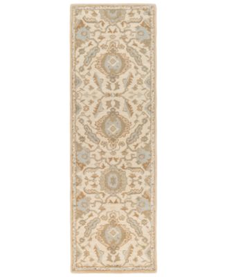 Livabliss - Caesar CAE-1166 Beige 3' x 12' Runner Area Rug