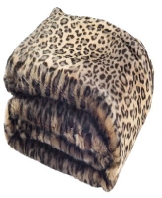 martha stewart leopard throw