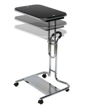 Clickhere2shop Laptop Cart with Mouse Chrome