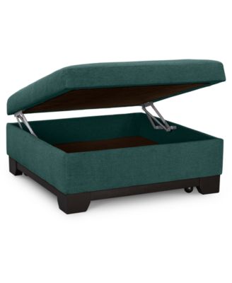 Furniture - Elliot II 36" Square Storage Ottoman