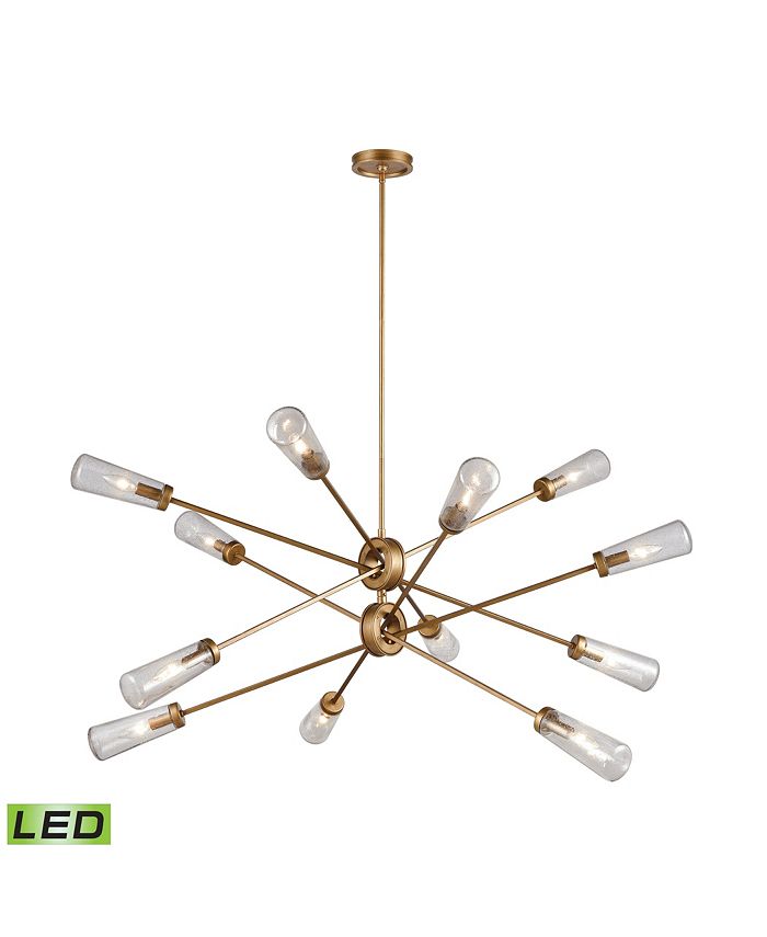 ELK Lighting Xenia 12 Chandelier Matte Gold & Reviews - Home - Macy's