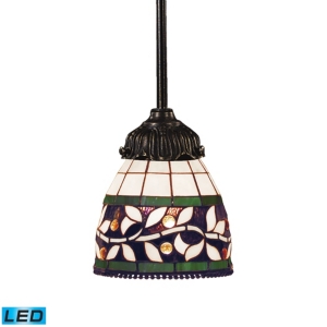 Elk Lighting Mix-n-match 1-light Pendant In Tiffany Bronze
