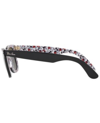 Ray-Ban x Disney Sunglasses, RB2140 WAYFARER MICKEY M90TH 