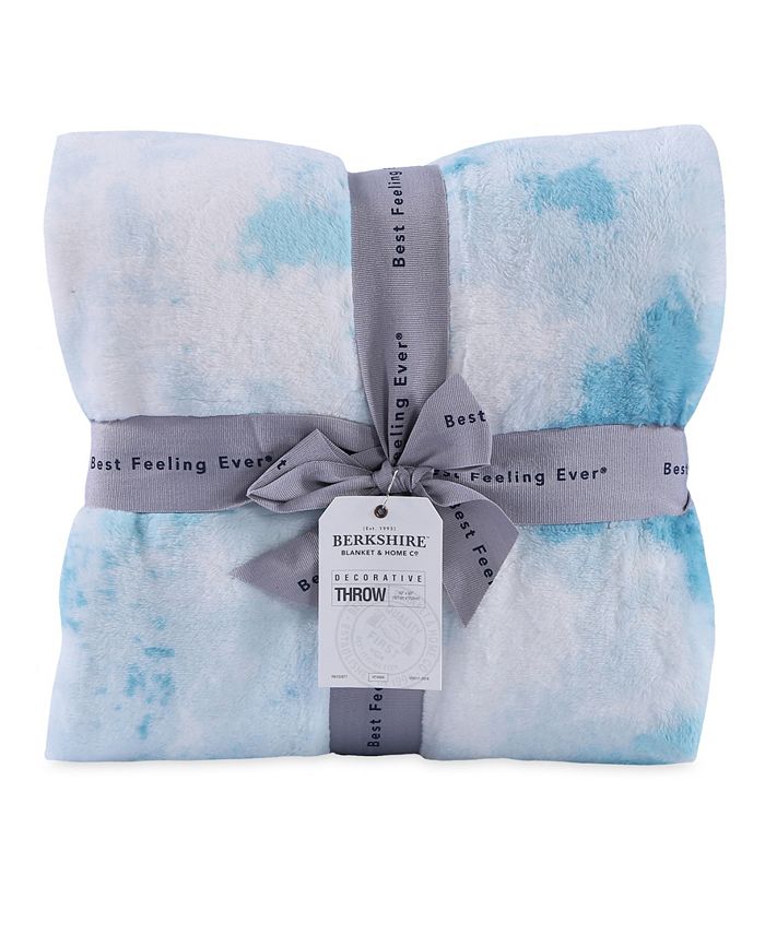 Berkshire Blanket & Home Co.® Marble Print PrimaLush™ Throw Macy's