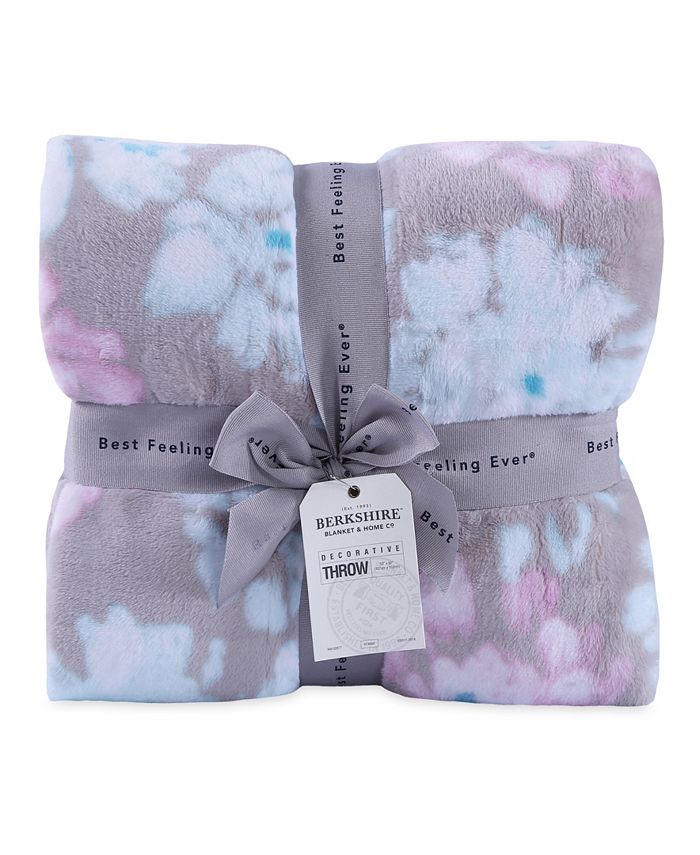 Berkshire Blanket & Home Co.® Peony Print PrimaLush™ Throw Macy's